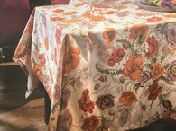 TABLE CLOTH  POPPY