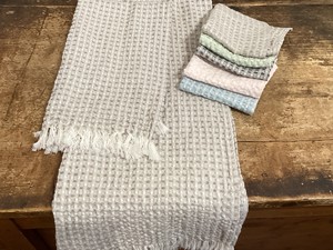 Hand towel-Bath towel apone With fringe