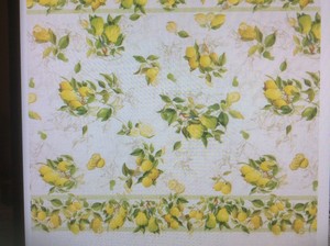 BEDSPPREAD, SOFA COVER, TABLE CLOTH OR CURTAIN Limoncello