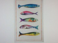 Tea towel POISSON