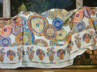 BEDSPREAD,SOFA COVER, TABLE CLOTH OR CURTAIN MONREALE