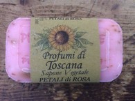 Sapone vegetale PETALI DI ROSE 