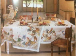 Table cloth ROOSTER