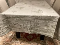 Table cloth  paesaggio cypress