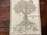 TEA TOWEL OLIVE PLANT