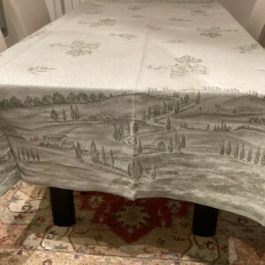 VALLE CIPRESSI    50% linen 50% cotton    Table cloth