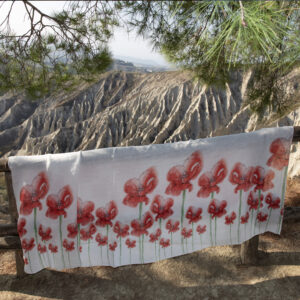 PAPAVERI   100% HEMP  TABLE CLOTH  Prewashed