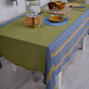 ANCONA  100% linen  TABLE CLOTH  PREWASHED
