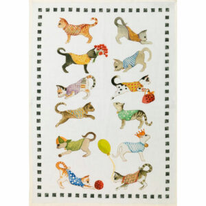 Best Friends Gatti Linen Kitchen Towel