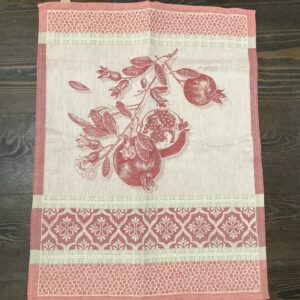 MELAGRANA  BICOLOR  50% LINEN  50% COTTON KICHTEN TOWEL
