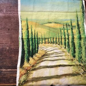 CIPRESSETA 100% Linen   Kitchen Towel