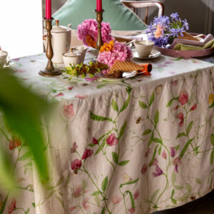 Petit Pois  60% Linen 40% cotton Tablecloth
