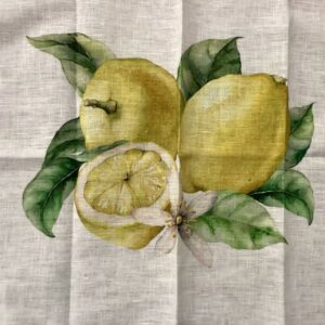 Tovaglietta LIMONI  100% LINO